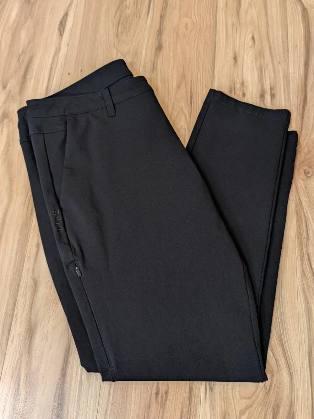 BYLT Mens Size 40 Waist Premium Basics Pants, Black, Like New